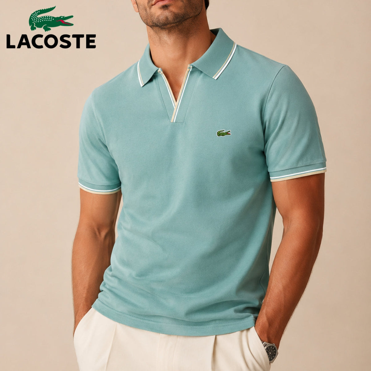 Polo Heritage con Profili a Contrasto