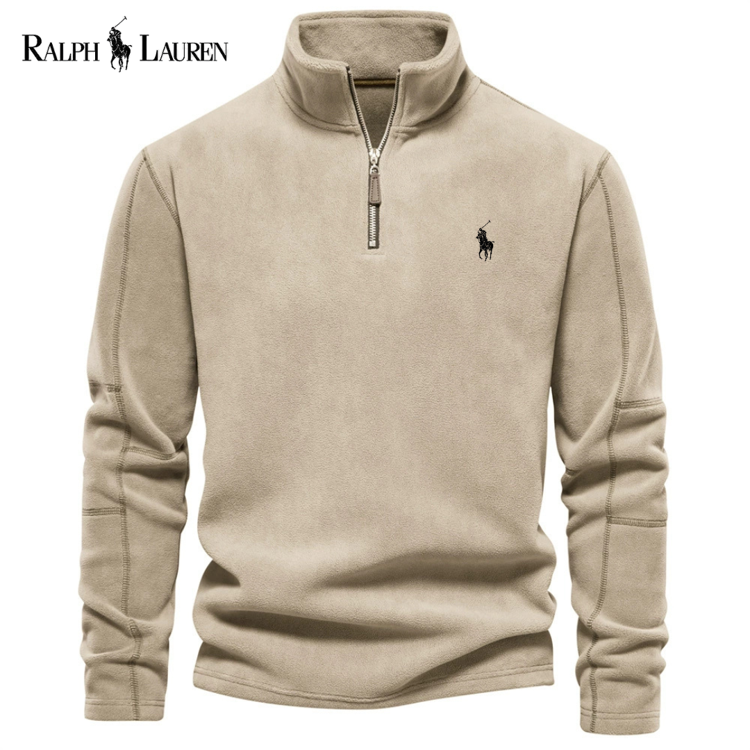 Felpa con Mezzo Zip – Manica Lunga in Fleece