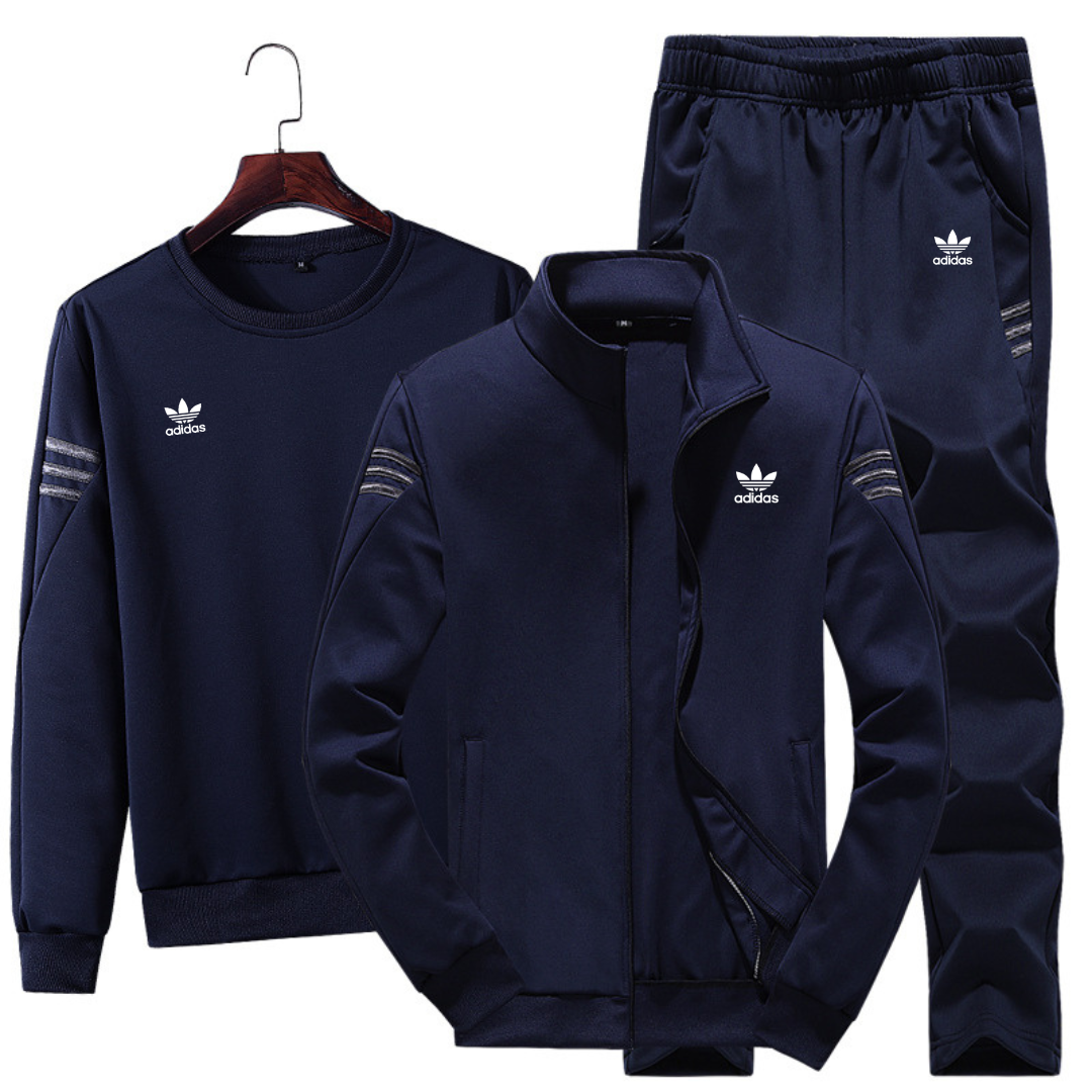 Completo Sportivo Casual da Uomo in 3 Pezzi