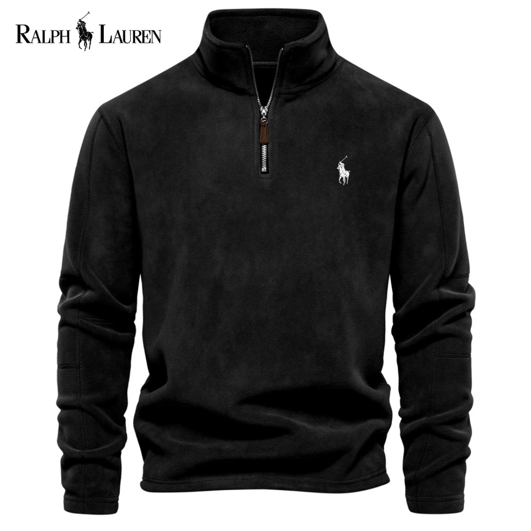 Felpa con Mezzo Zip – Manica Lunga in Fleece