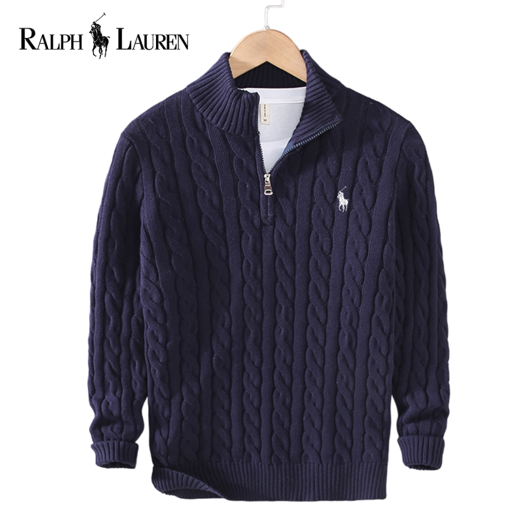 Maglione da Uomo in Maglia Cable-Knit Premium – Fit Moderno, Morbido e Versatile