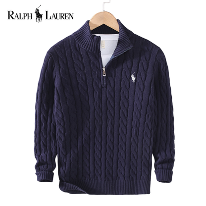 Maglione da Uomo in Maglia Cable-Knit Premium – Fit Moderno, Morbido e Versatile