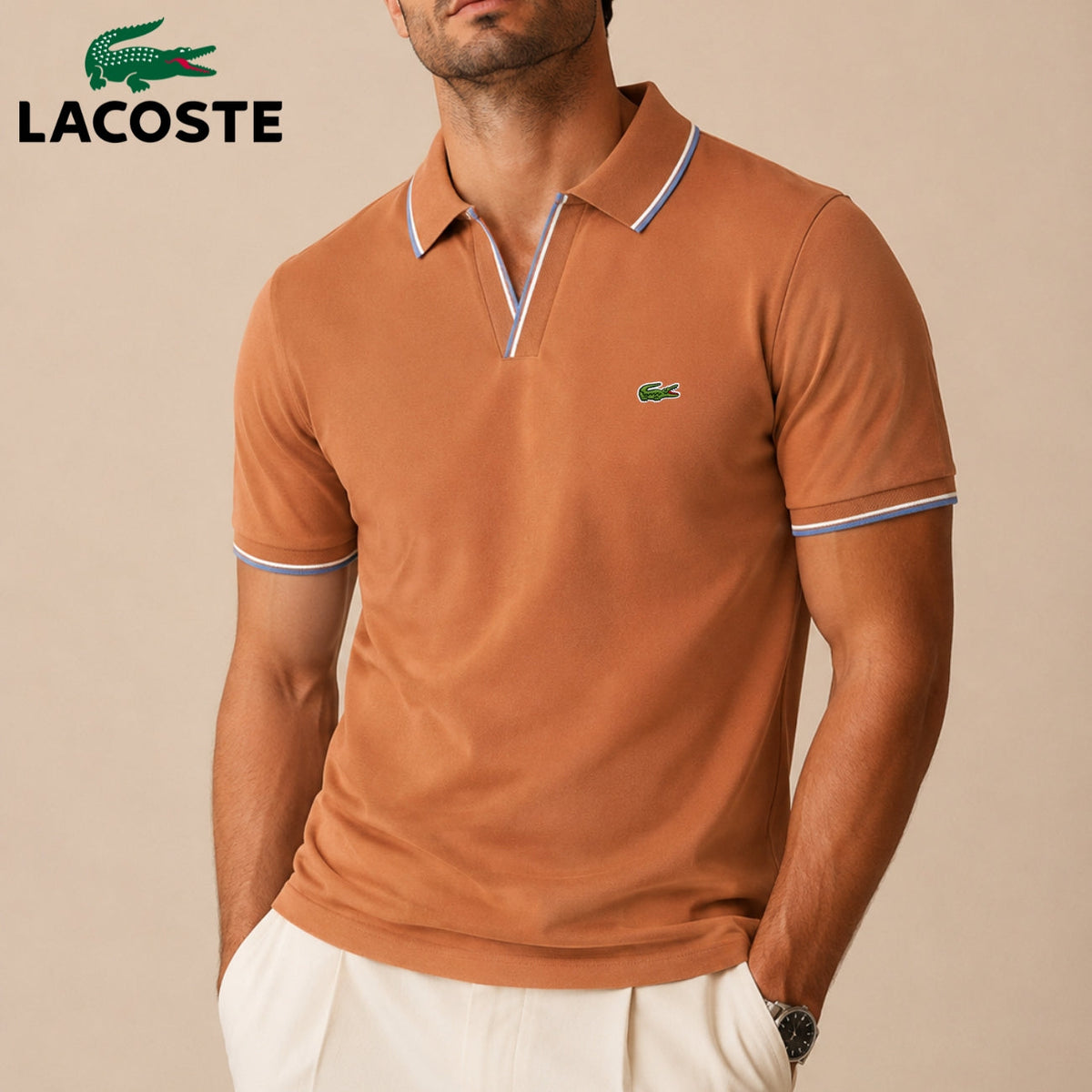 Polo Heritage con Profili a Contrasto