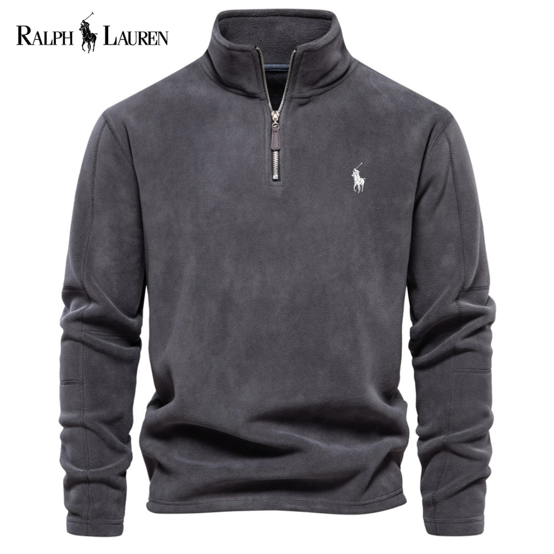 Felpa con Mezzo Zip – Manica Lunga in Fleece