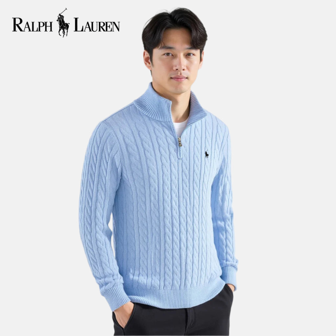 Maglione da Uomo in Maglia Cable-Knit Premium – Fit Moderno, Morbido e Versatile