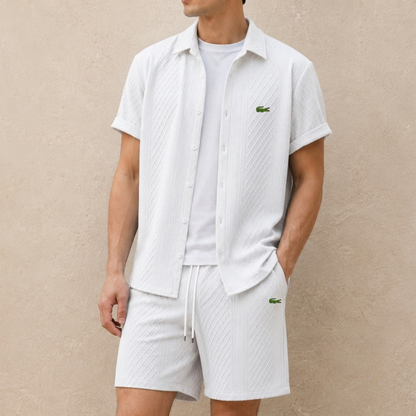 Completo Estivo Testurizzato con Shorts