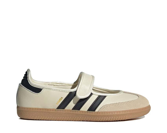 Scarpe da ginnastica in pelle bianco crema con suola in gomma