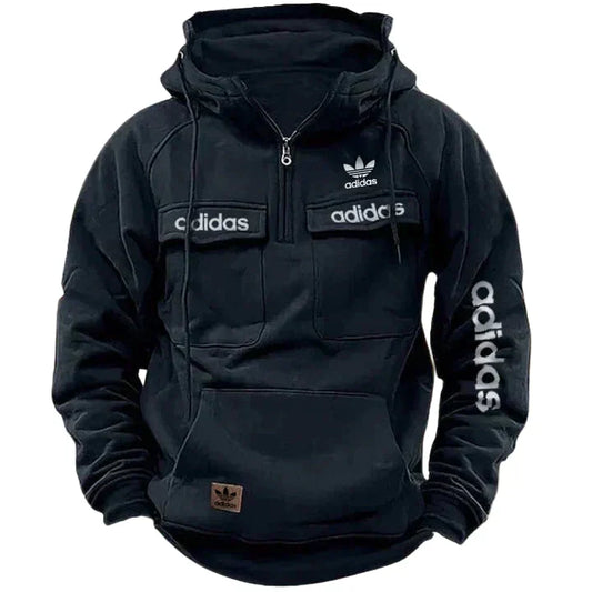 ADIDAS™ - Felpa Tactical Quarter Blu Notte