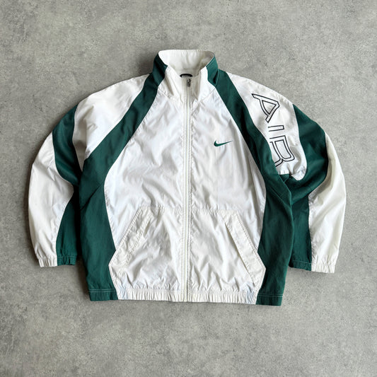 Giacca a vento leggera ricamata swoosh NK Air anni '90
