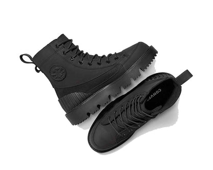 Scarpe Alte Resistenti in Tela Nera