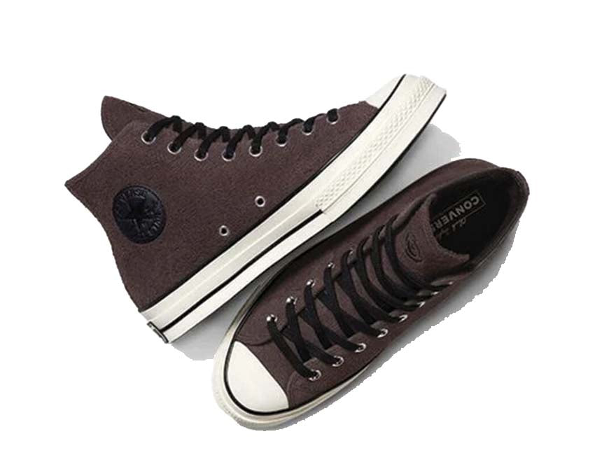 Scarpe Alte in Pelle Scamosciata Testurizzata con Calzata Ampia