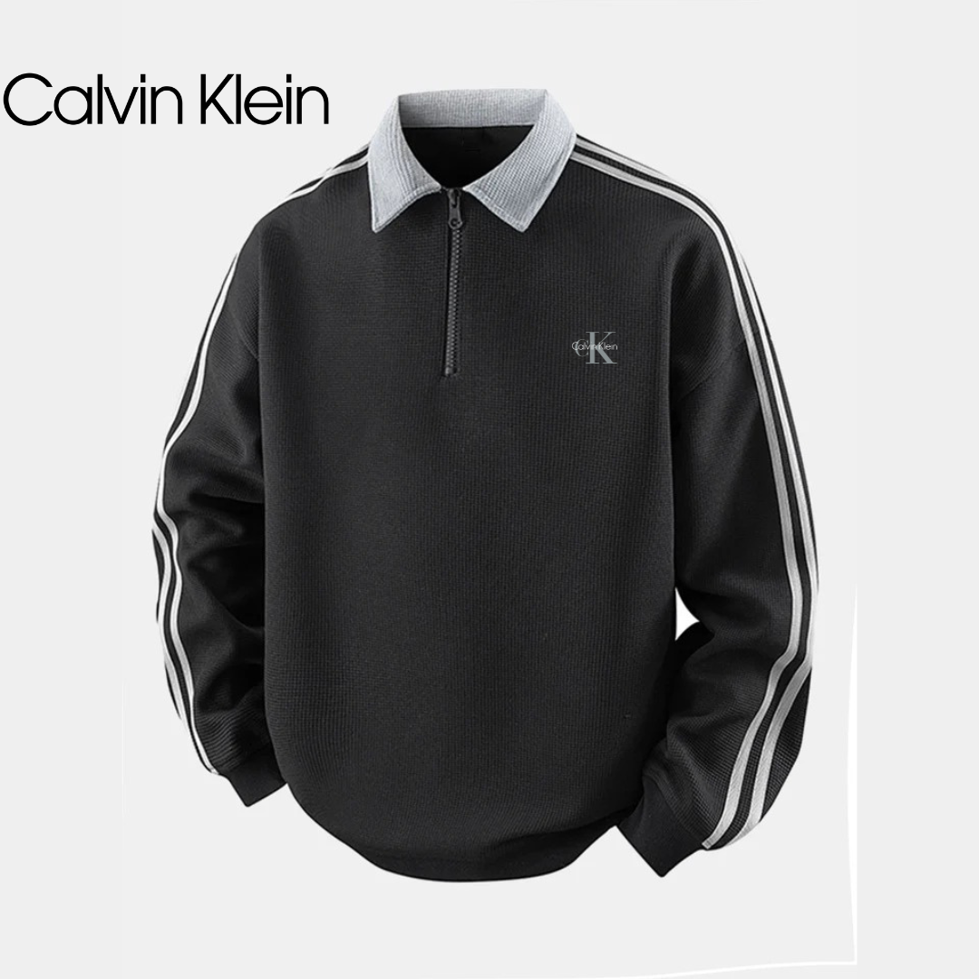 CK™ Maglione a contrasto con zip