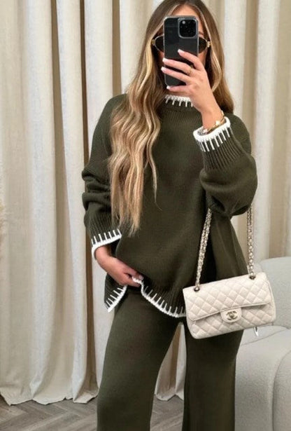 Set in Maglia a Due Pezzi
