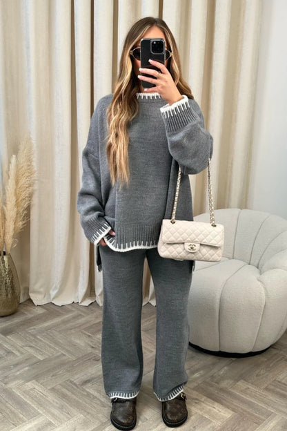 Set in Maglia a Due Pezzi