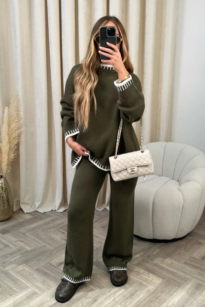 Set in Maglia a Due Pezzi