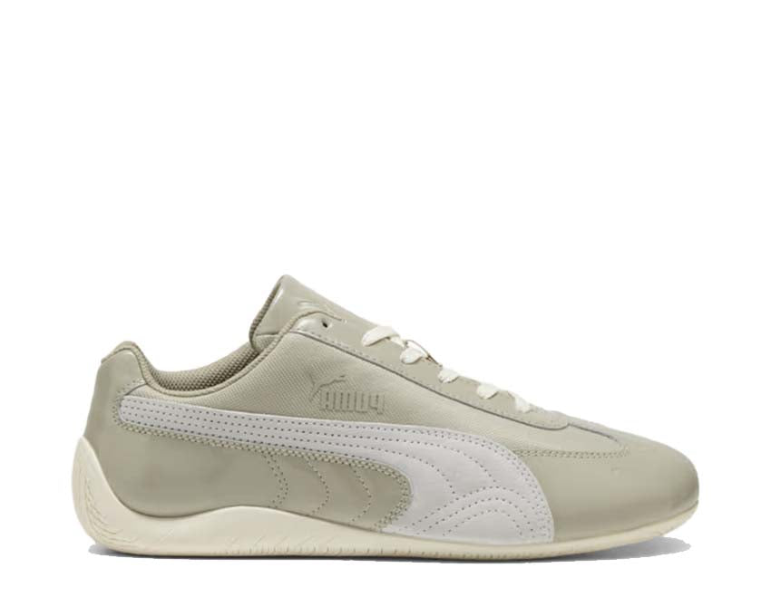 Scarpe sportive in pelle verniciata grigio ciottolo